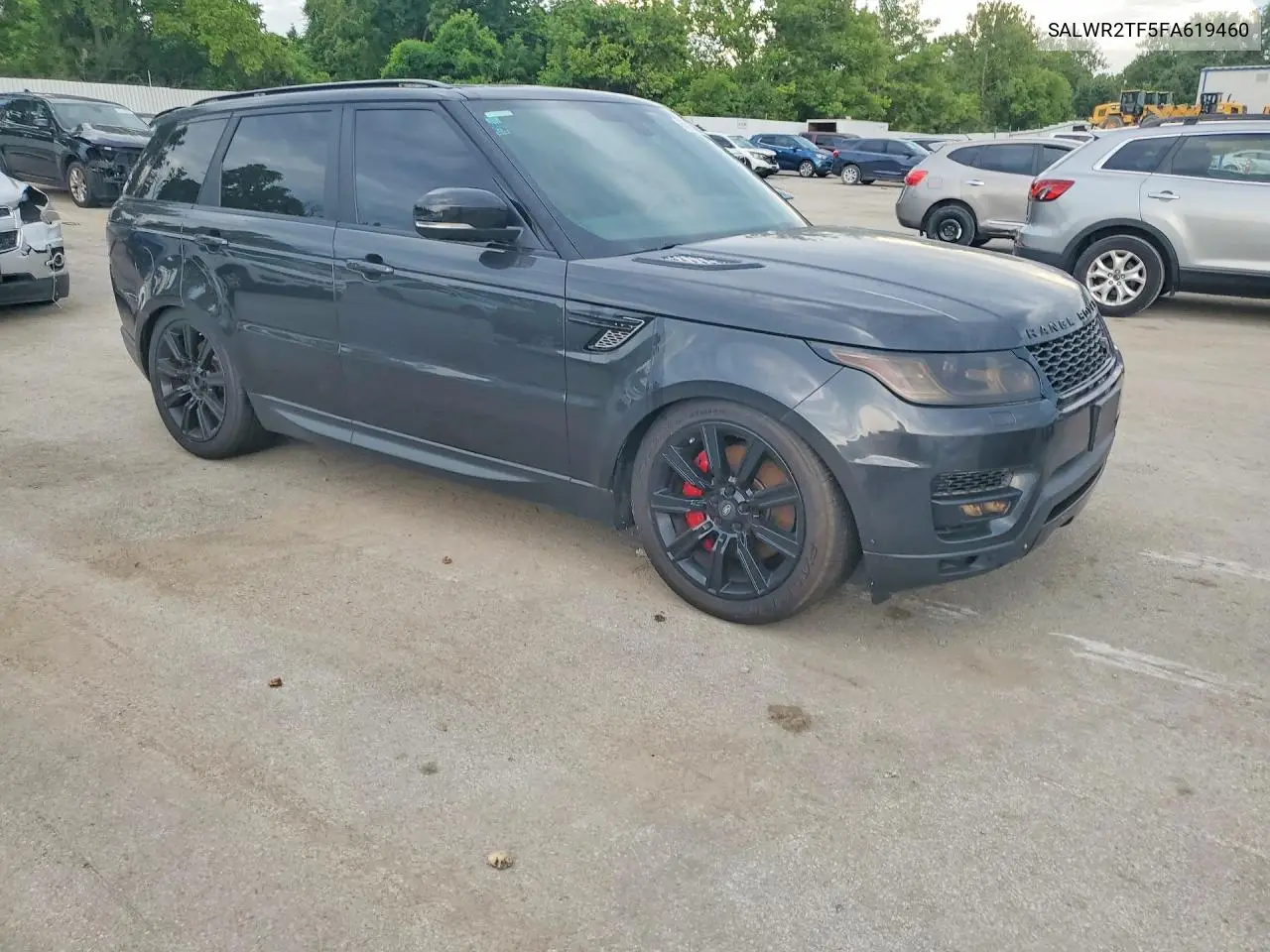 2015 Land Rover Range Rover Sport Sc VIN: SALWR2TF5FA619460 Lot: 60993096