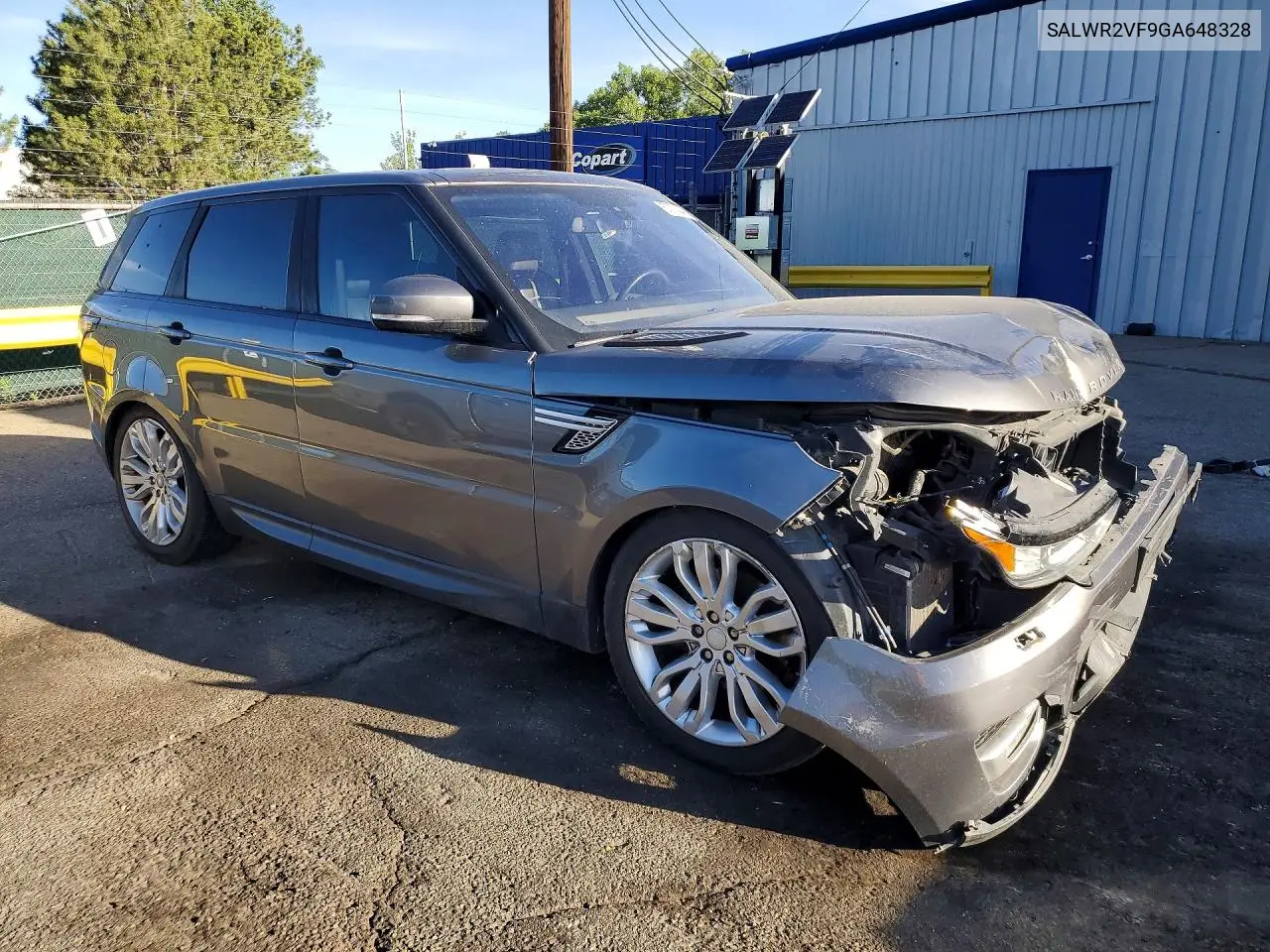 2016 Land Rover Range Rover 4Wd W/Lo VIN: SALWR2VF9GA648328 Lot: 57374446