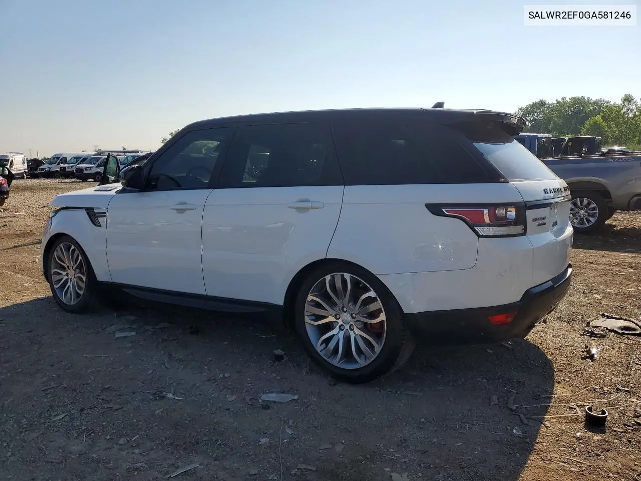2016 Land Rover Range Rover Sport Sc VIN: SALWR2EF0GA581246 Lot: 60137246