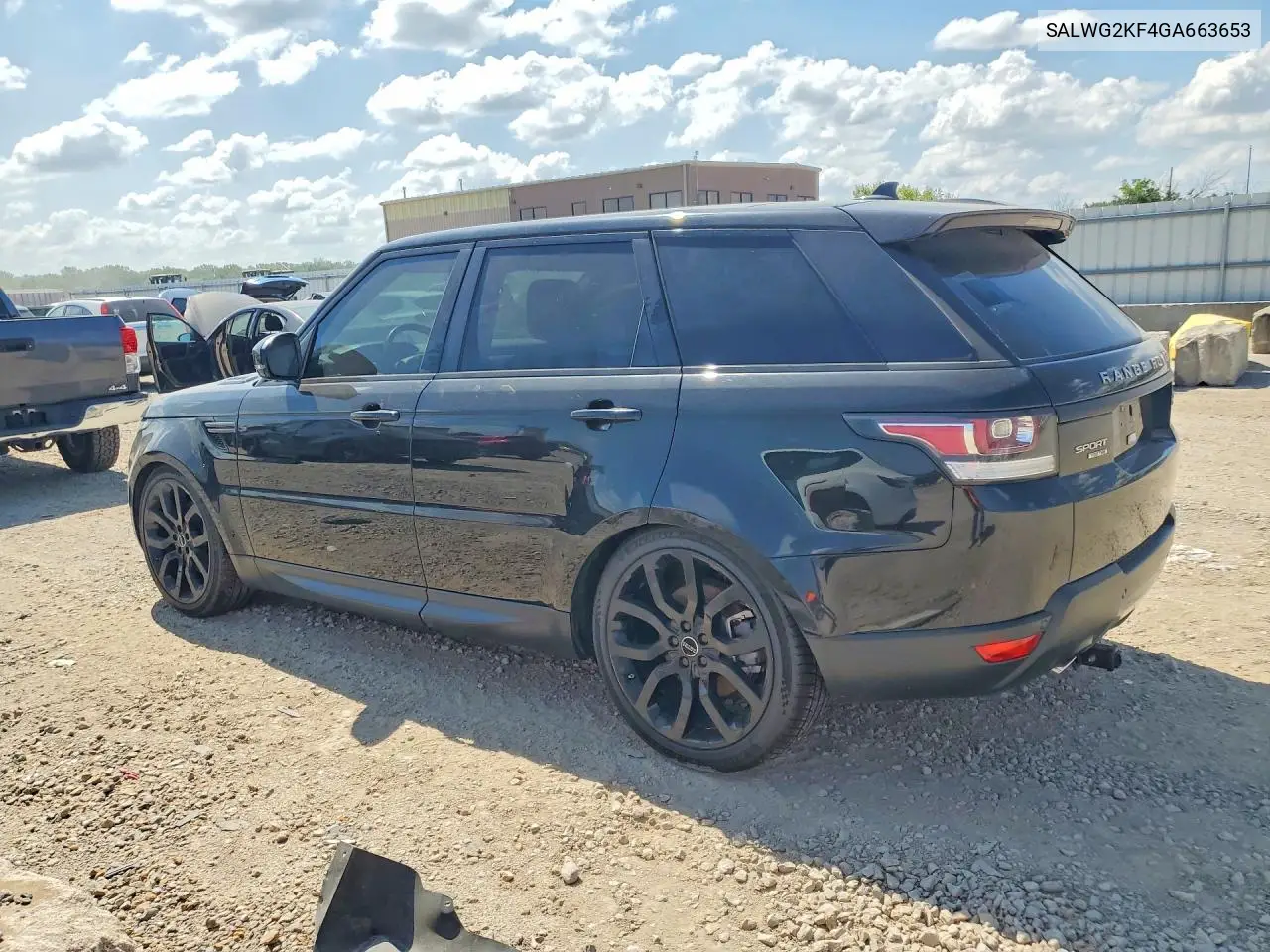 2016 Land Rover Range Rover Sport Se VIN: SALWG2KF4GA663653 Lot: 60265666