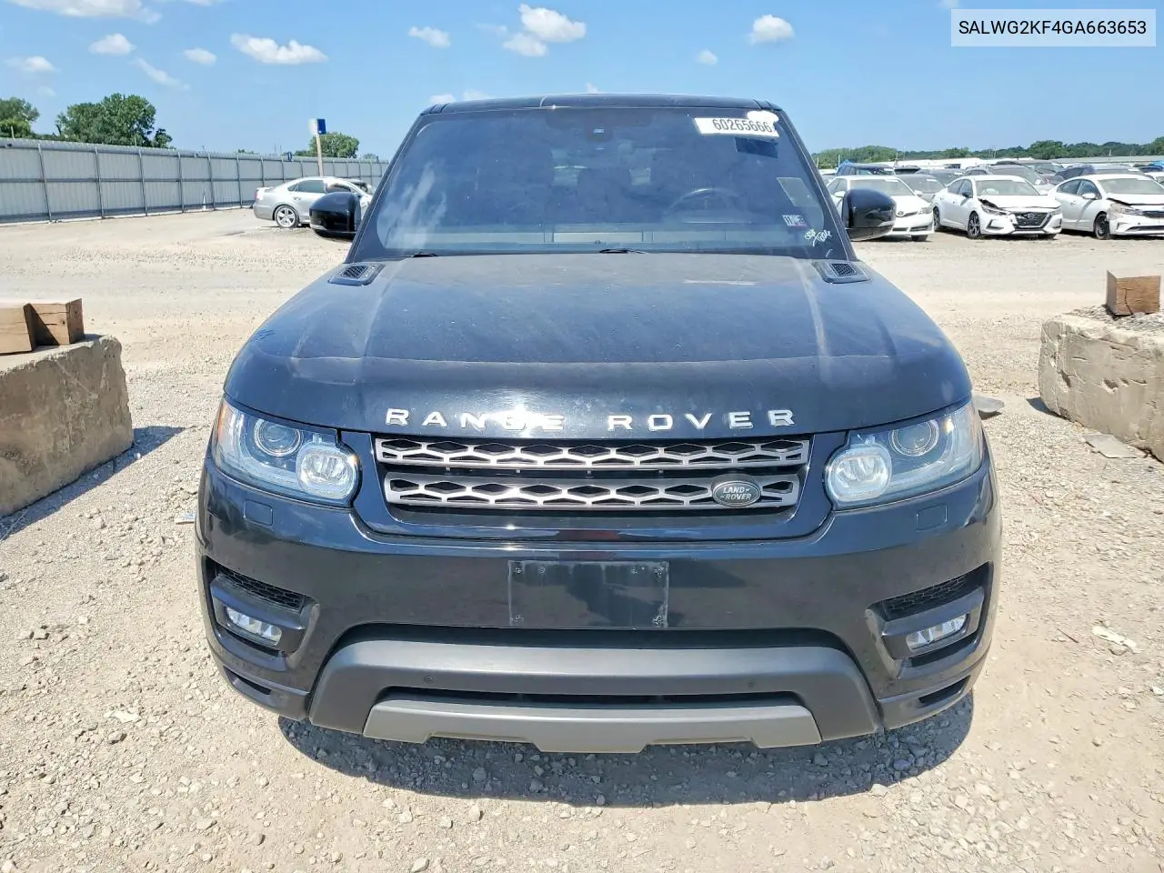 2016 Land Rover Range Rover Sport Se VIN: SALWG2KF4GA663653 Lot: 60265666