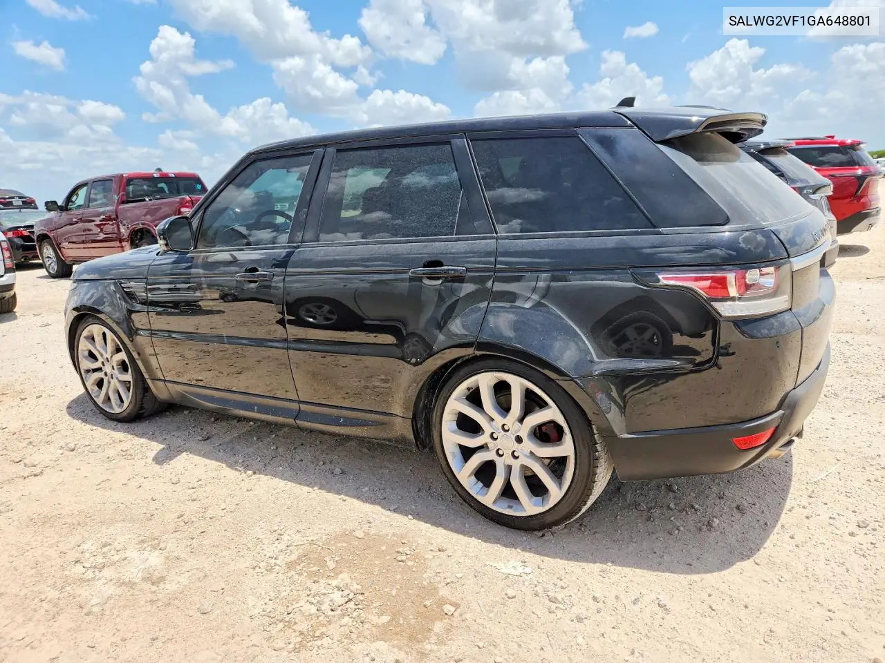 2016 Land Rover Range Rover Sport Se VIN: SALWG2VF1GA648801 Lot: 60434336