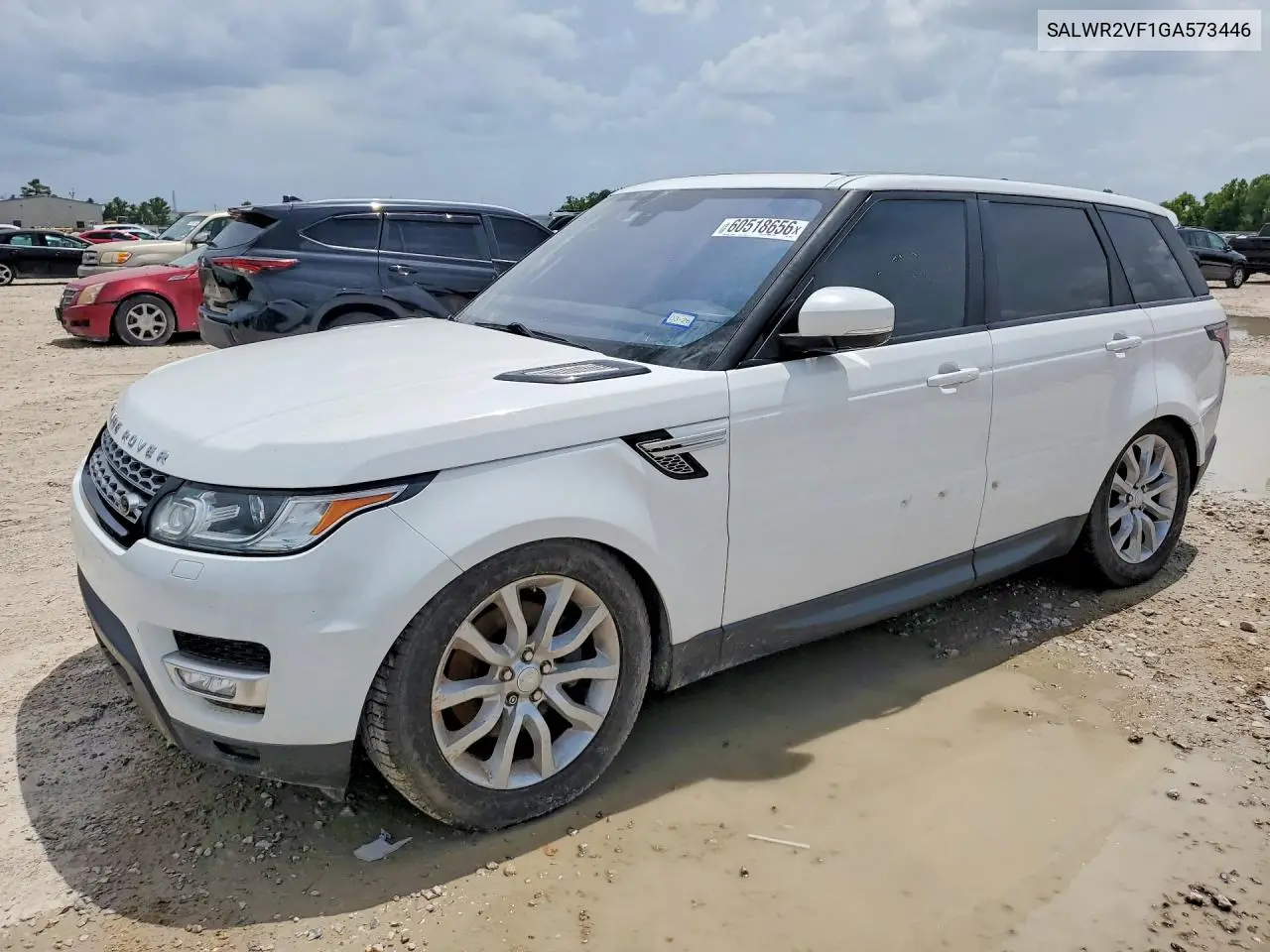 2016 Land Rover Range Rover Sport Hse VIN: SALWR2VF1GA573446 Lot: 60518656
