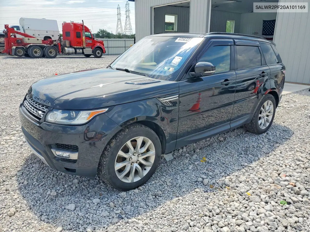 2016 Land Rover Range Rover Sport Hse VIN: SALWR2PF2GA101169 Lot: 60583236