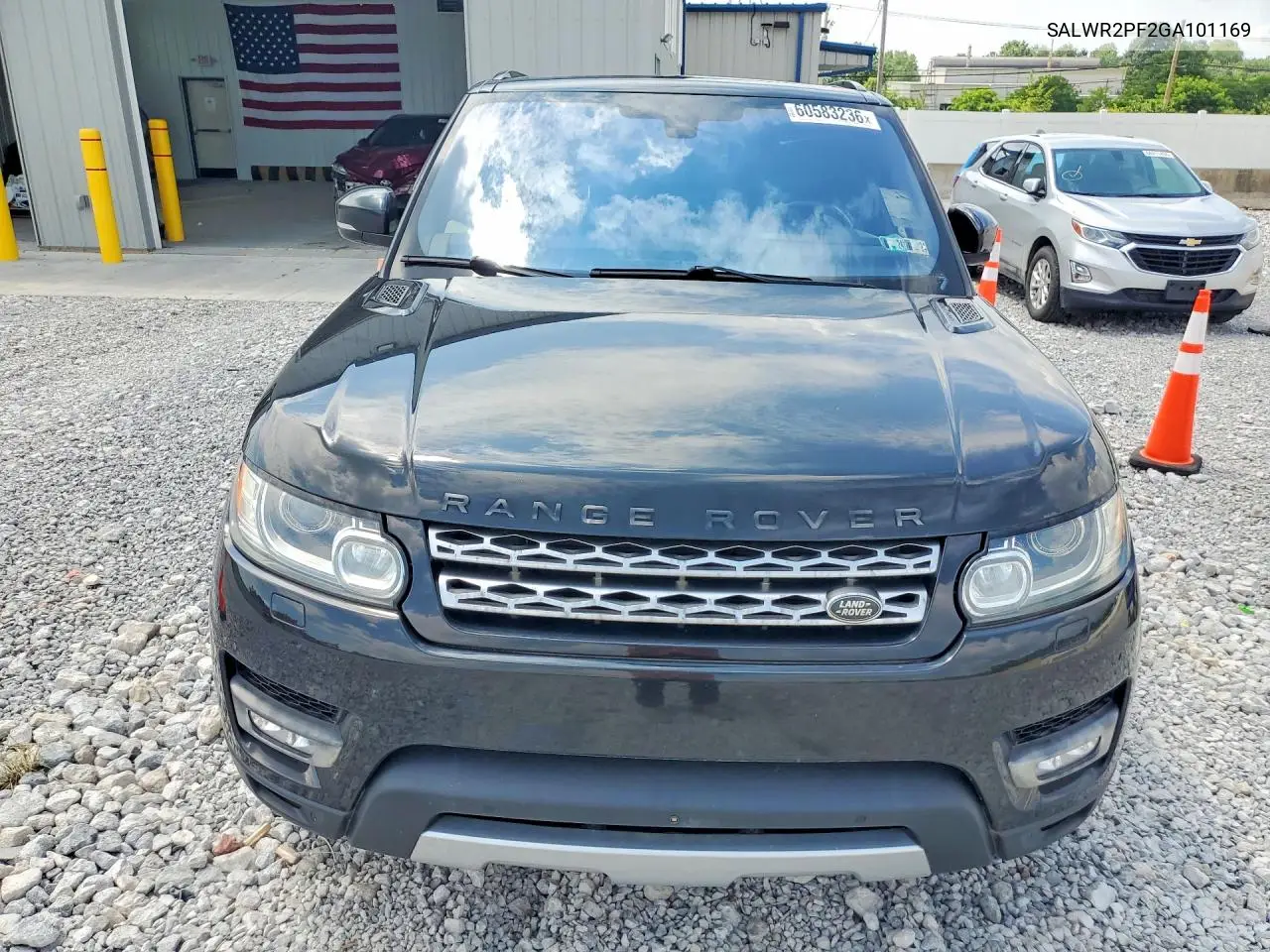 2016 Land Rover Range Rover Sport Hse VIN: SALWR2PF2GA101169 Lot: 60583236