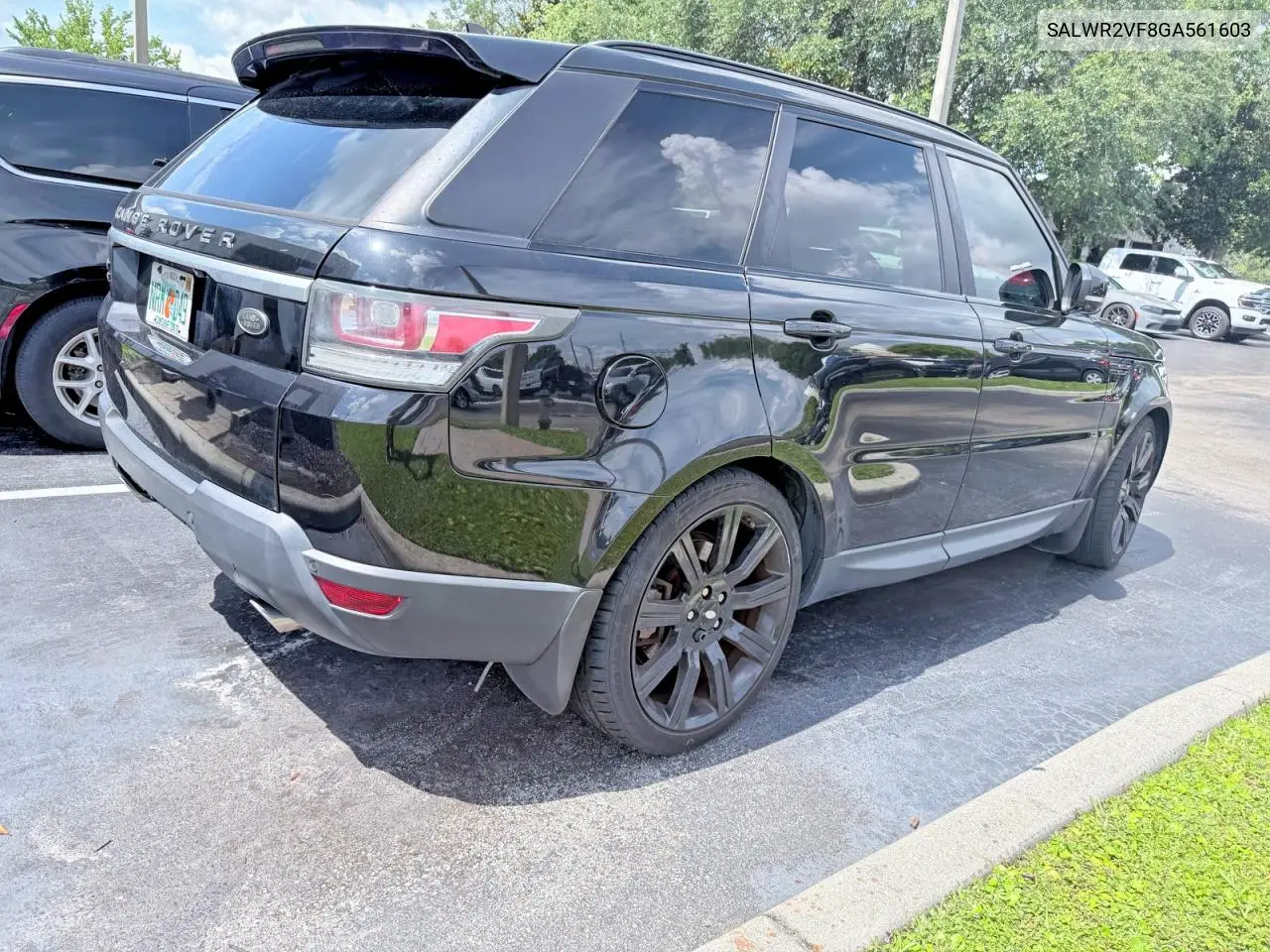 2016 Land Rover Range Rover Sport Hse VIN: SALWR2VF8GA561603 Lot: 60650686