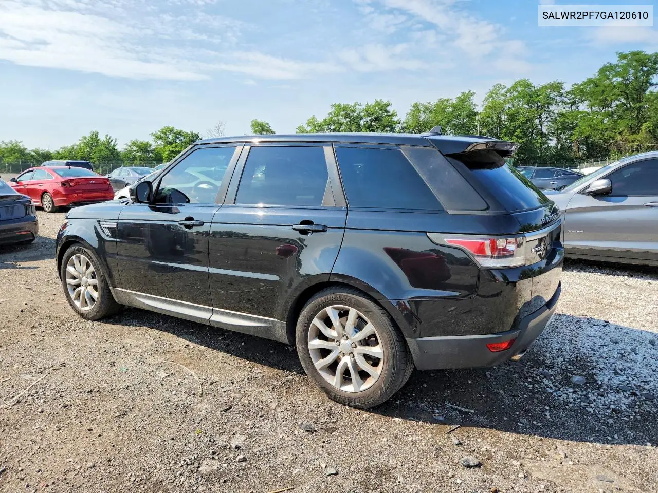 2016 Land Rover Range Rover Sport Hse VIN: SALWR2PF7GA120610 Lot: 60650716