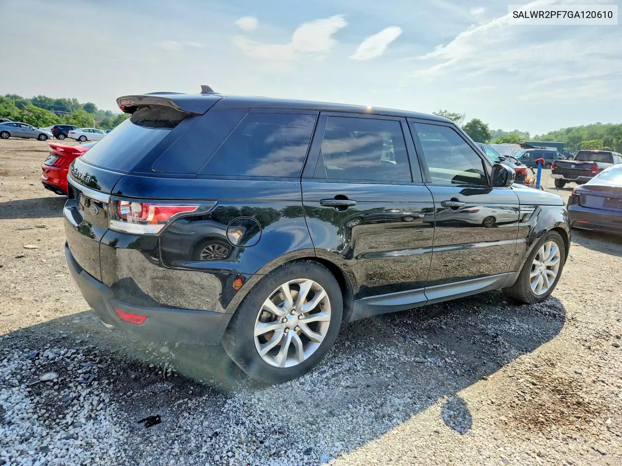 2016 Land Rover Range Rover Sport Hse VIN: SALWR2PF7GA120610 Lot: 60650716