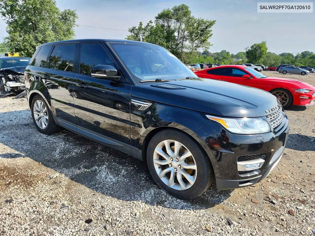 2016 Land Rover Range Rover Sport Hse VIN: SALWR2PF7GA120610 Lot: 60650716