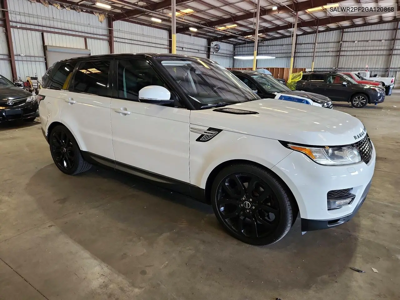 2016 Land Rover Range Rover Sport Hse VIN: SALWR2PF2GA120868 Lot: 60807966