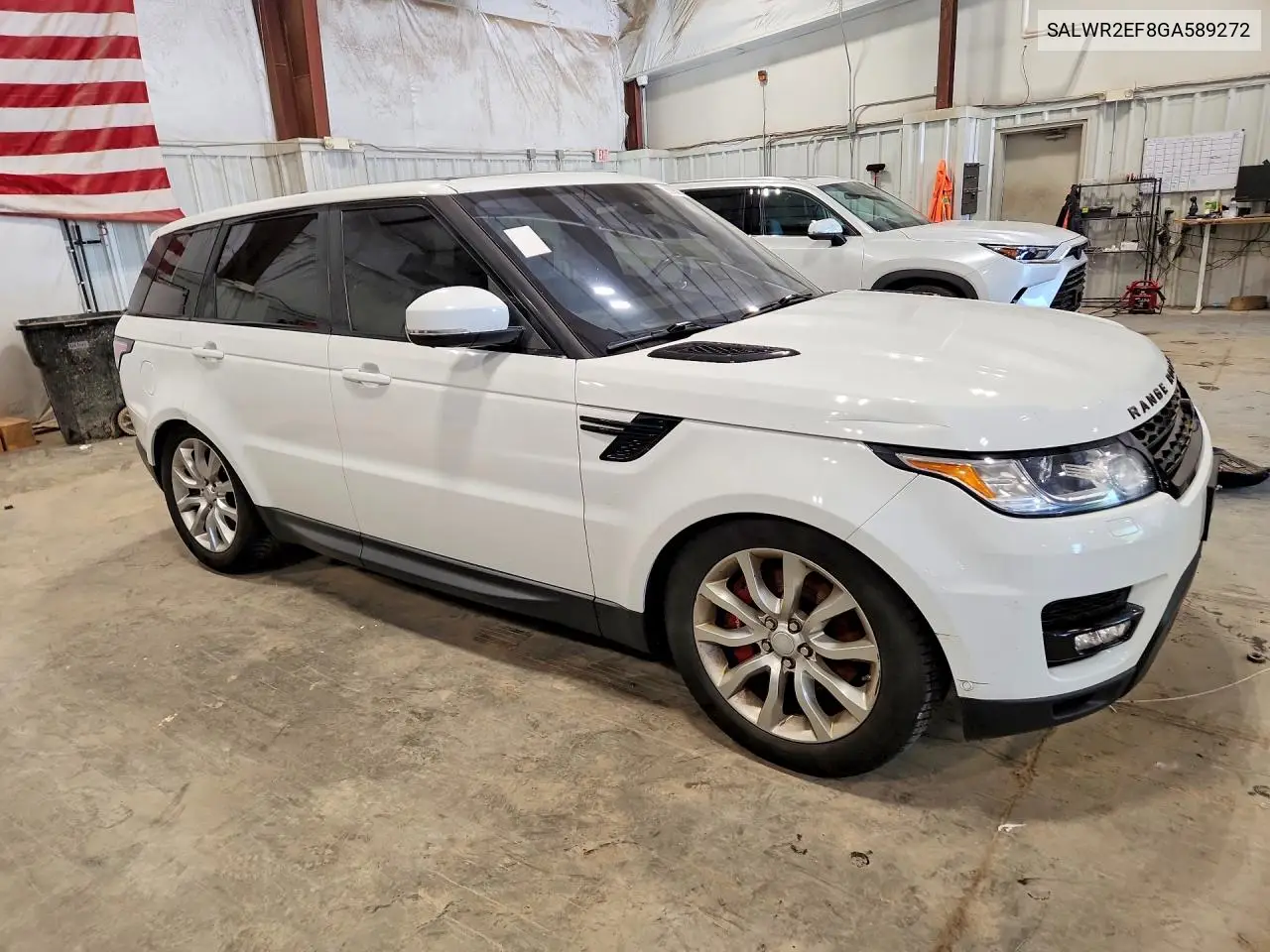 2016 Land Rover Range Rover Sport Sc VIN: SALWR2EF8GA589272 Lot: 60990136