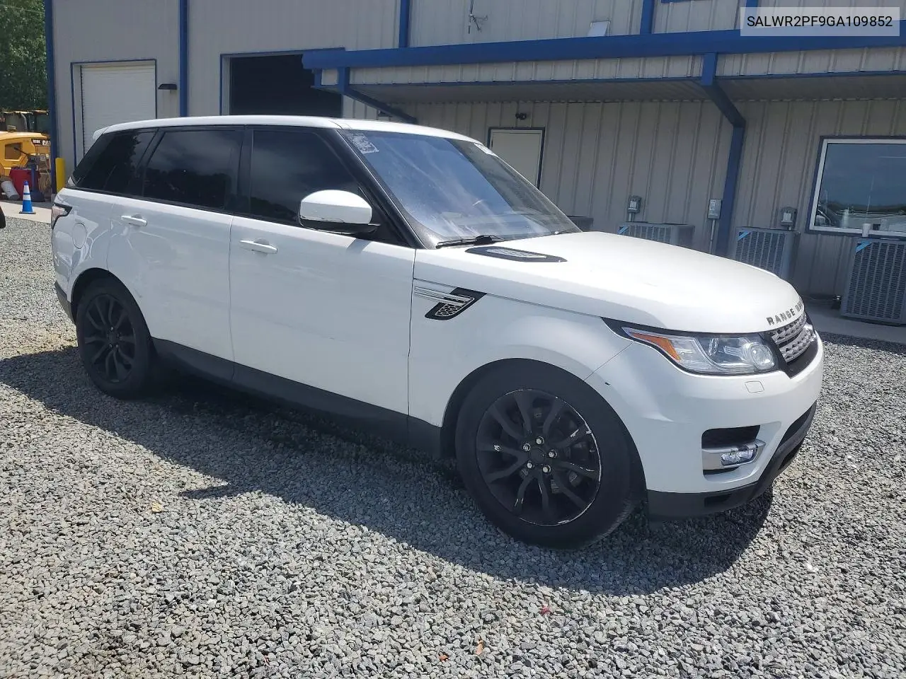 2016 Land Rover Range Rover Sport Hse VIN: SALWR2PF9GA109852 Lot: 61772046