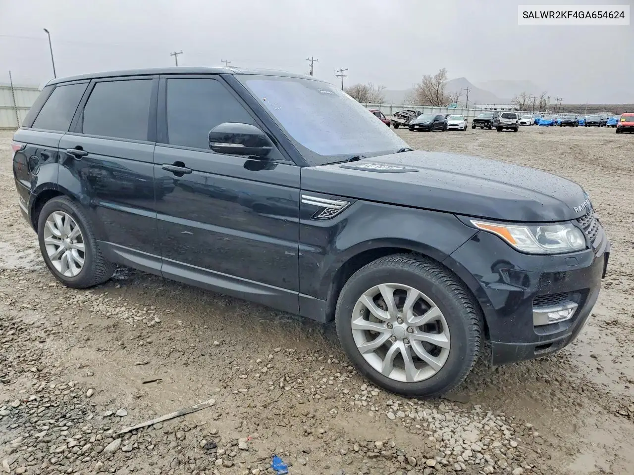 2016 Land Rover Range Rover Sport Hse VIN: SALWR2KF4GA654624 Lot: 79968345