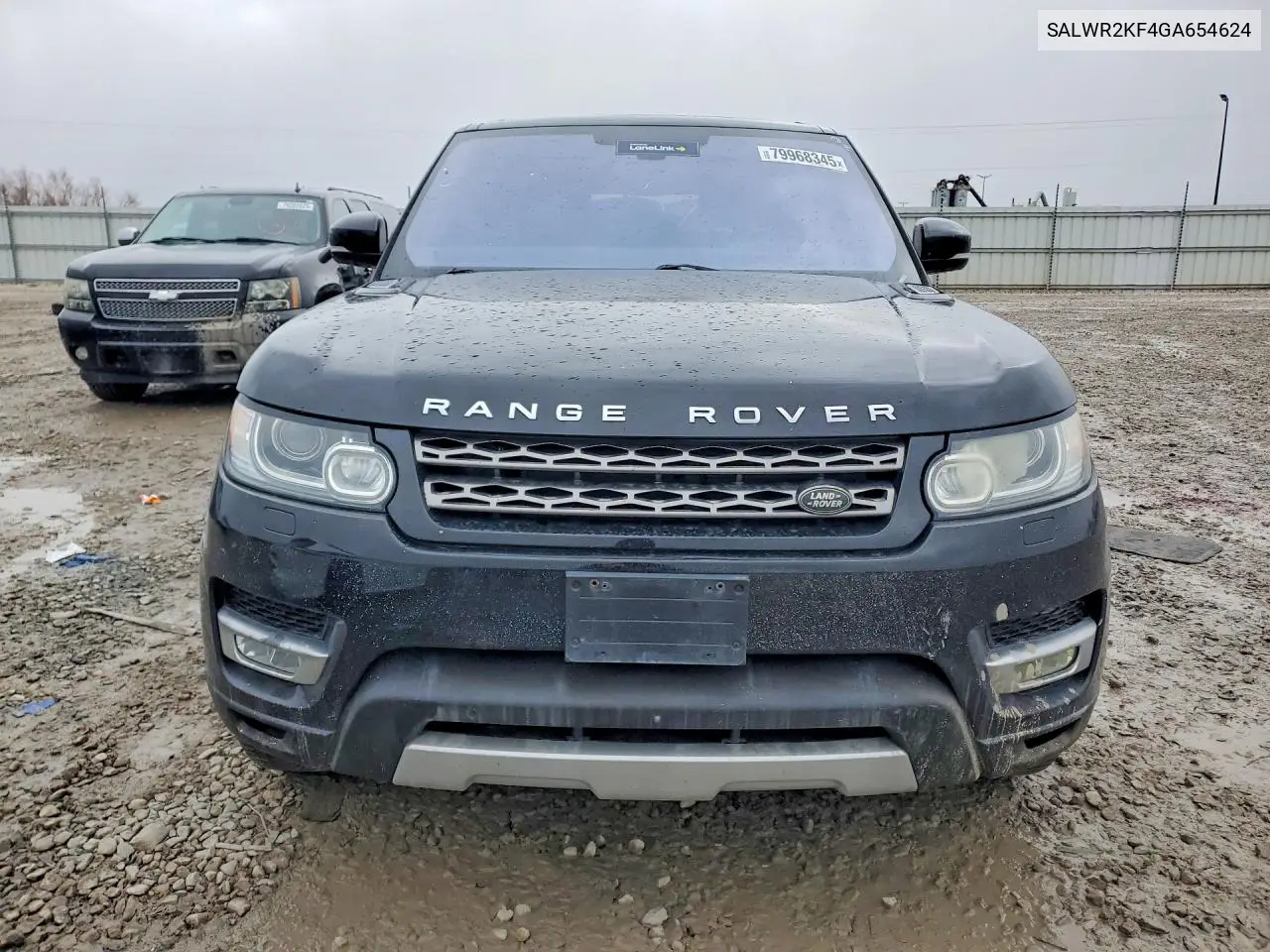 2016 Land Rover Range Rover Sport Hse VIN: SALWR2KF4GA654624 Lot: 79968345