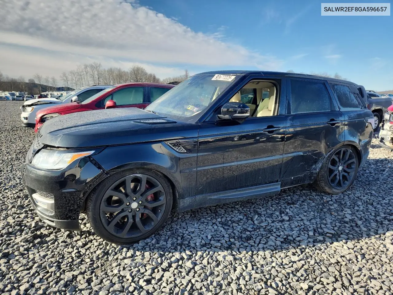 SALWR2EF8GA596657 2016 Land Rover Range Rover Sport Sc