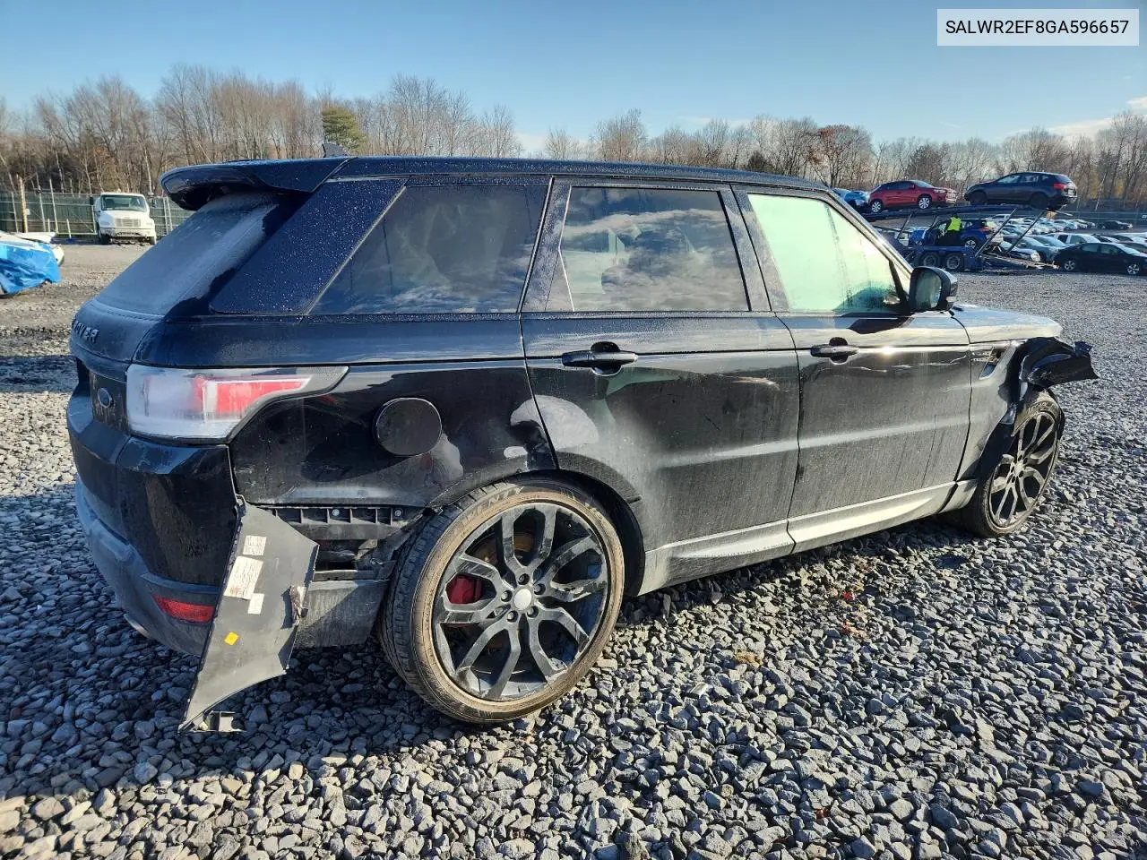 SALWR2EF8GA596657 2016 Land Rover Range Rover Sport Sc