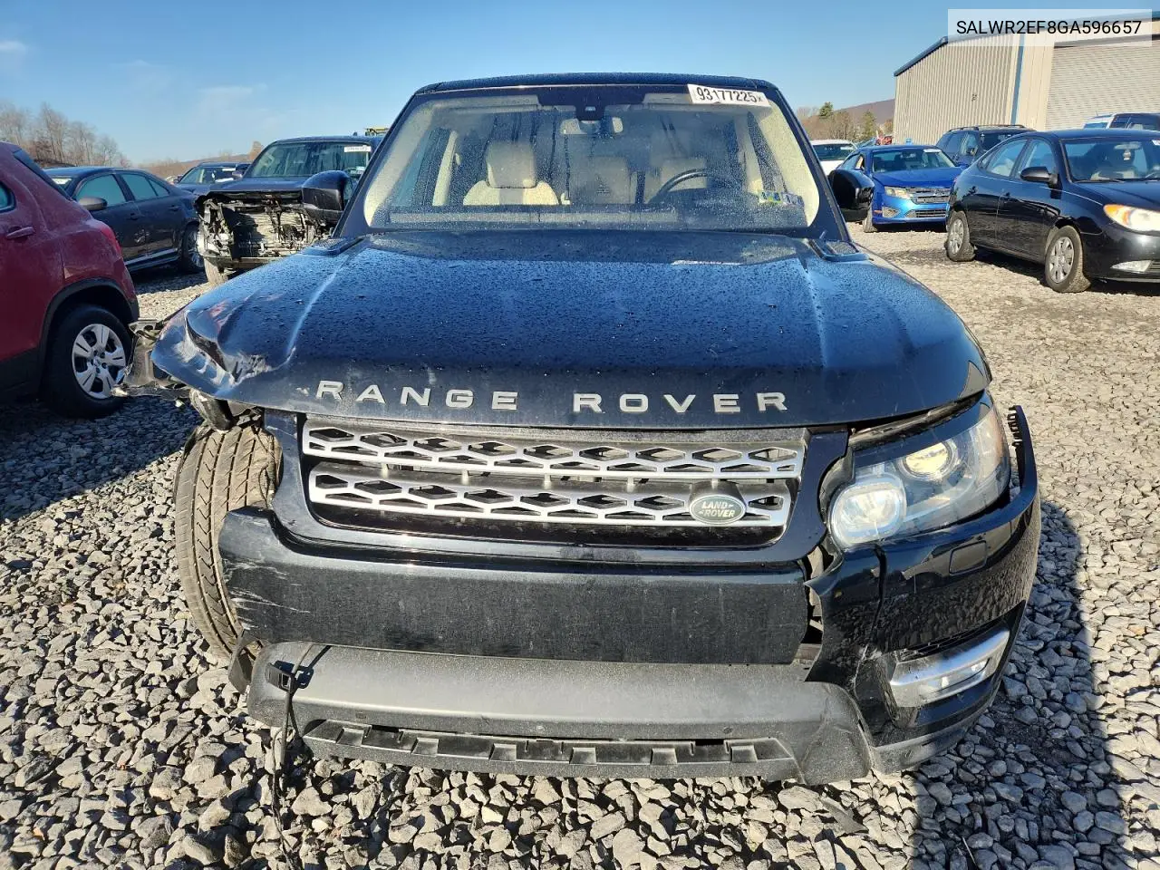 SALWR2EF8GA596657 2016 Land Rover Range Rover Sport Sc