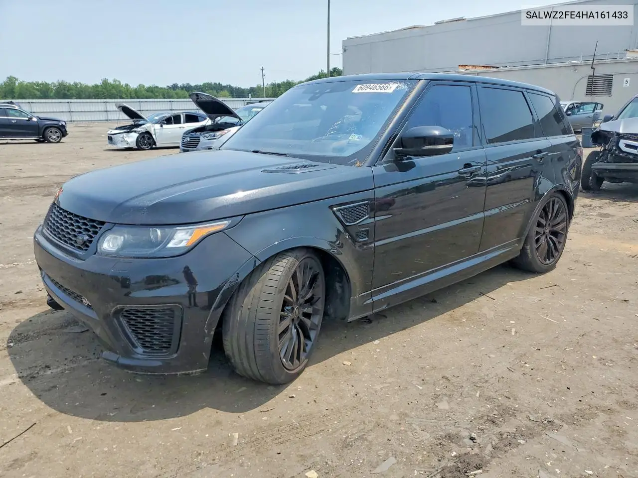 2017 Land Rover Range Rover Sport Svr VIN: SALWZ2FE4HA161433 Lot: 60946566