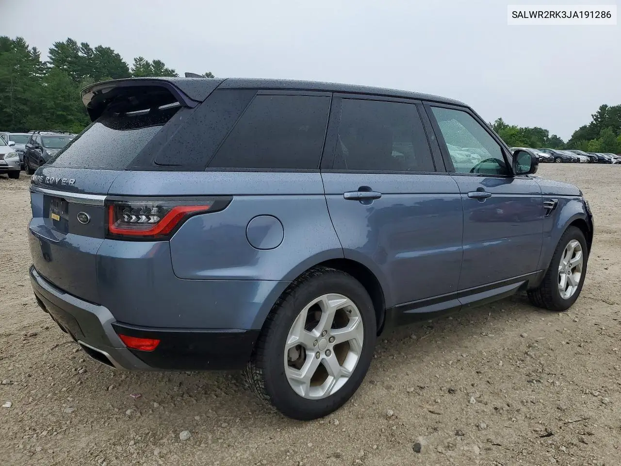 2018 Land Rover Range Rover Sport Hse VIN: SALWR2RK3JA191286 Lot: 61939476