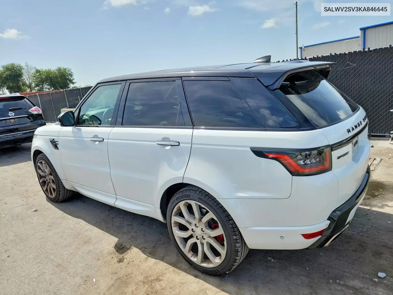 2019 Land Rover Range Rover Sport Hse Dynamic VIN: SALWV2SV3KA846645 Lot: 60764326
