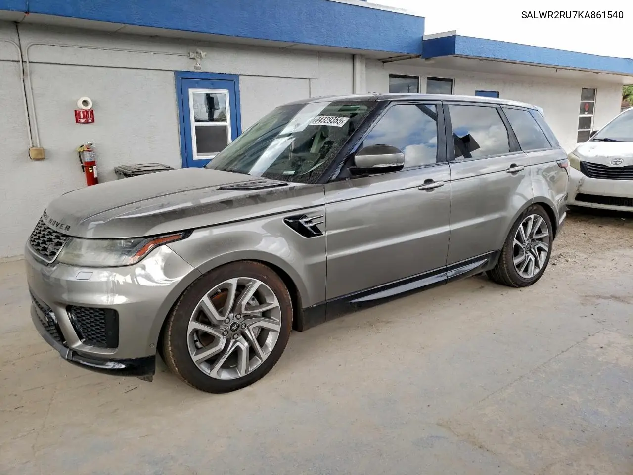 SALWR2RU7KA861540 2019 Land Rover Range Rover Sport Hse
