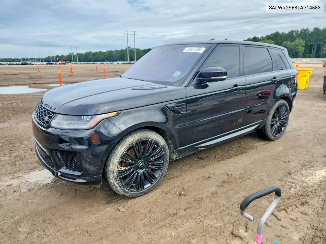 2020 Land Rover Range Rover Sport P525 Hse VIN: SALWR2SE8LA714583 Lot: 60085196