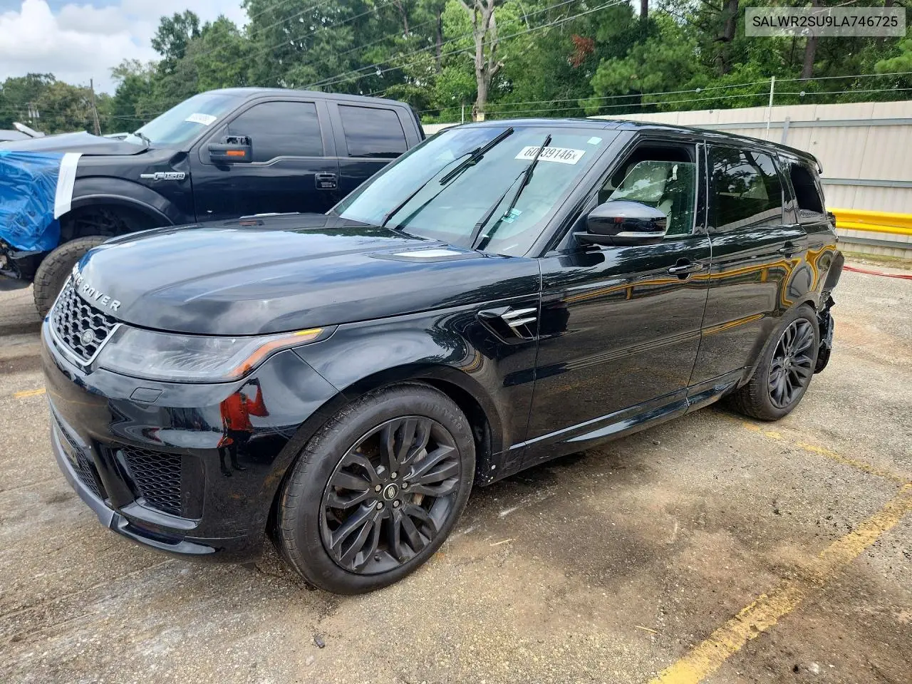 2020 Land Rover Range Rover Sport Hse VIN: SALWR2SU9LA746725 Lot: 60939146