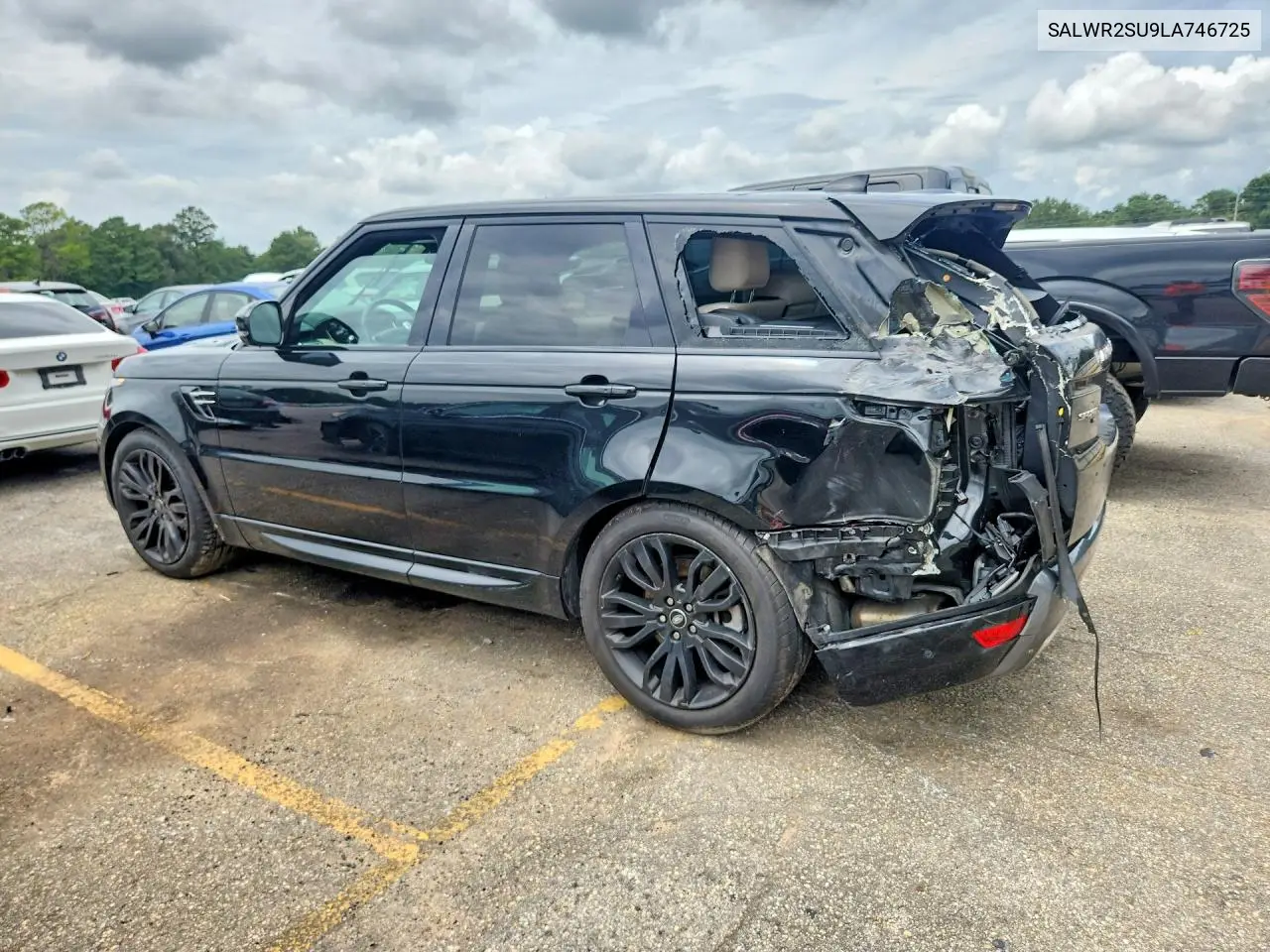 2020 Land Rover Range Rover Sport Hse VIN: SALWR2SU9LA746725 Lot: 60939146