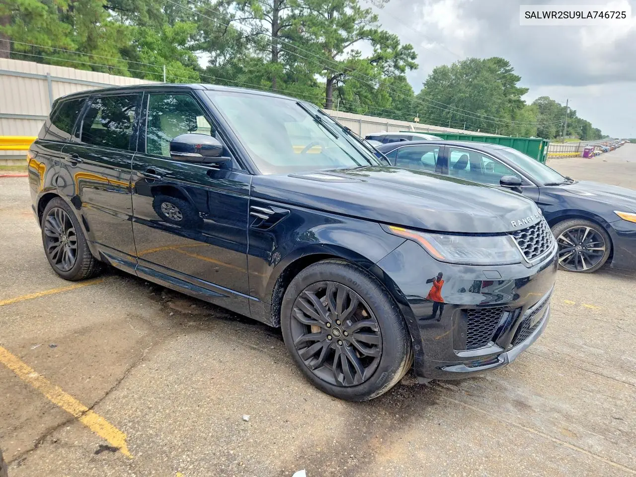 2020 Land Rover Range Rover Sport Hse VIN: SALWR2SU9LA746725 Lot: 60939146