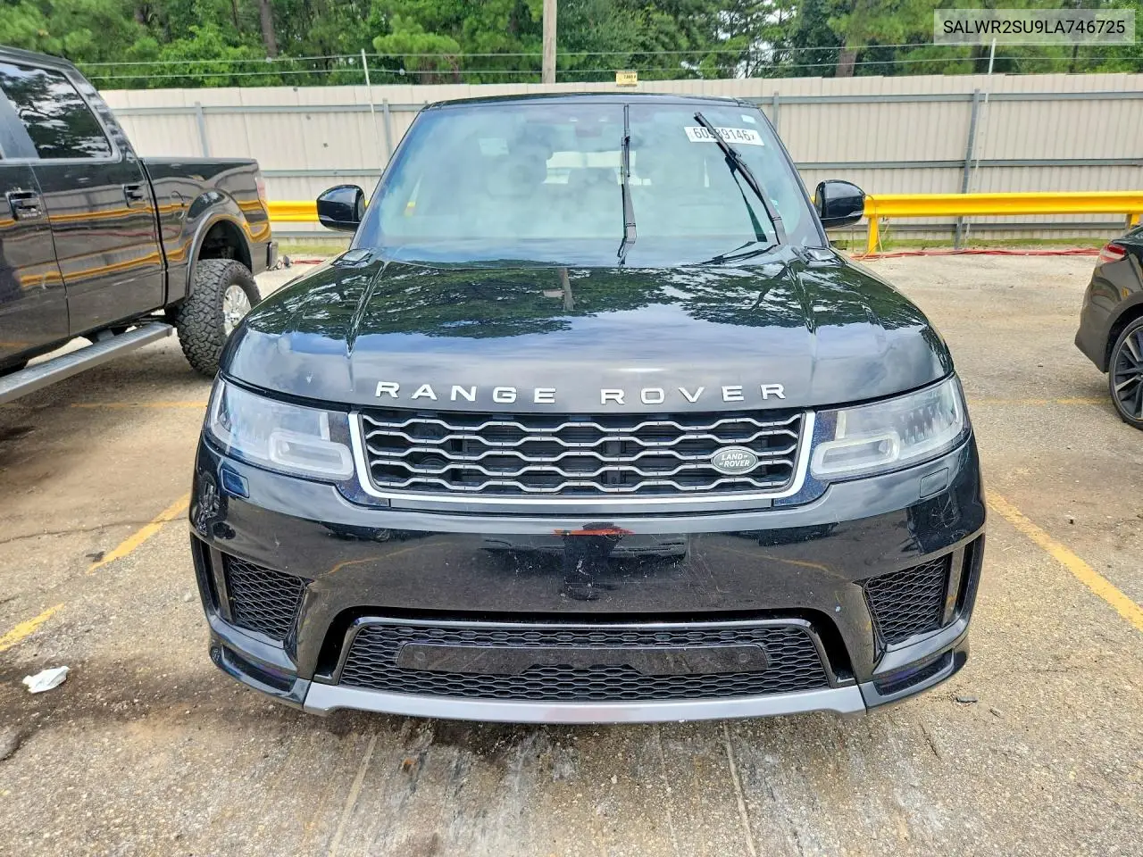 2020 Land Rover Range Rover Sport Hse VIN: SALWR2SU9LA746725 Lot: 60939146
