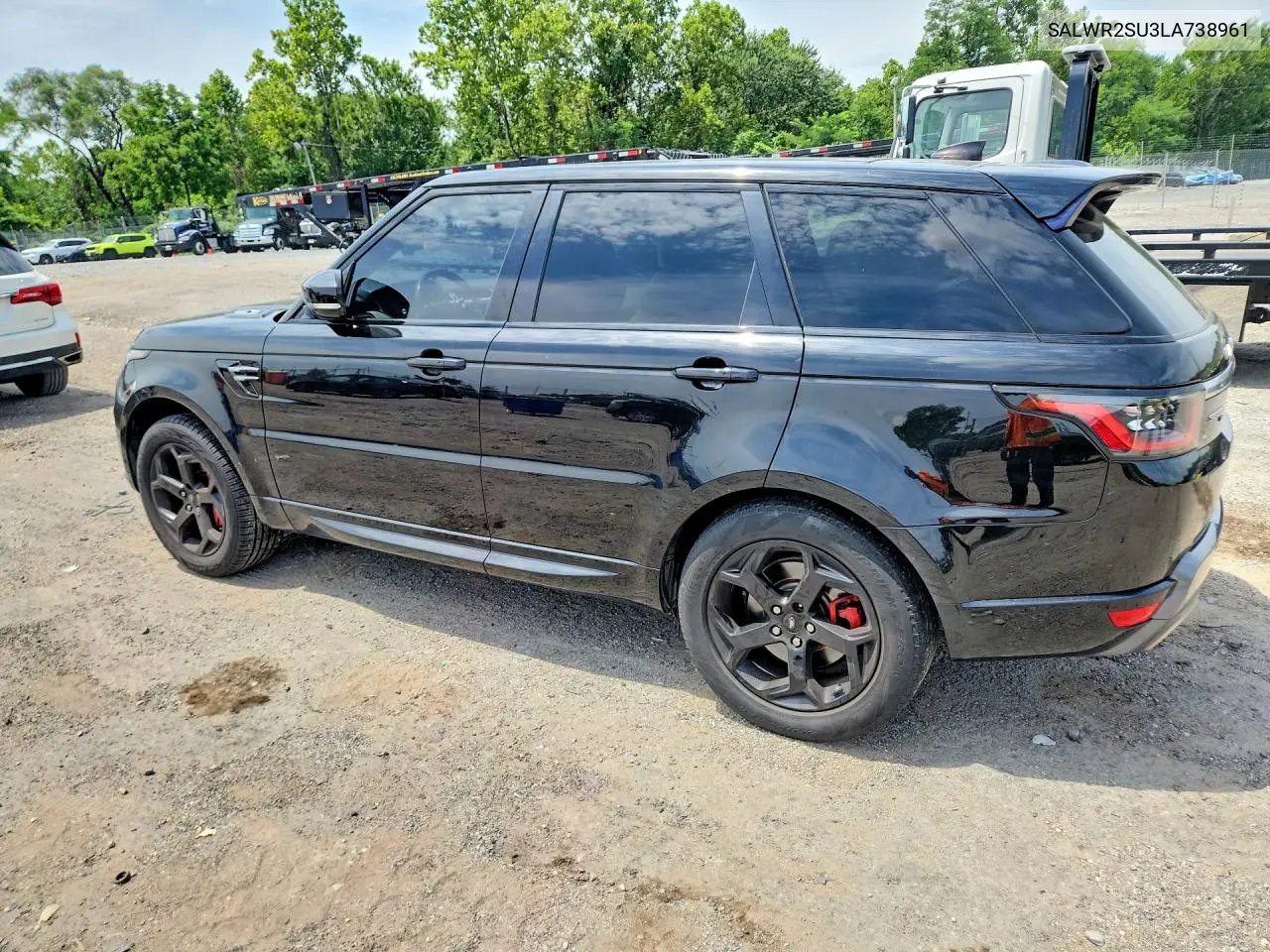 2020 Land Rover Range Rover Sport Hse VIN: SALWR2SU3LA738961 Lot: 61744786
