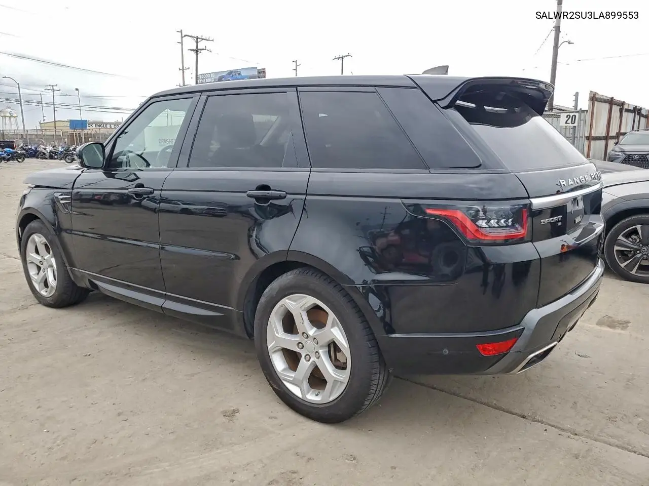 2020 Land Rover Range Rover Sport Hse VIN: SALWR2SU3LA899553 Lot: 99138415