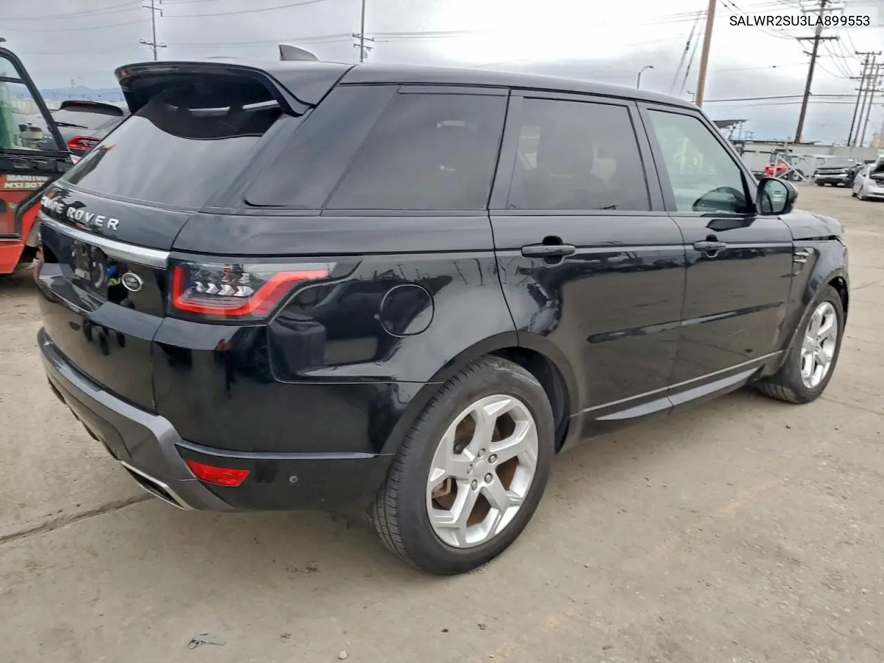 2020 Land Rover Range Rover Sport Hse VIN: SALWR2SU3LA899553 Lot: 99138415