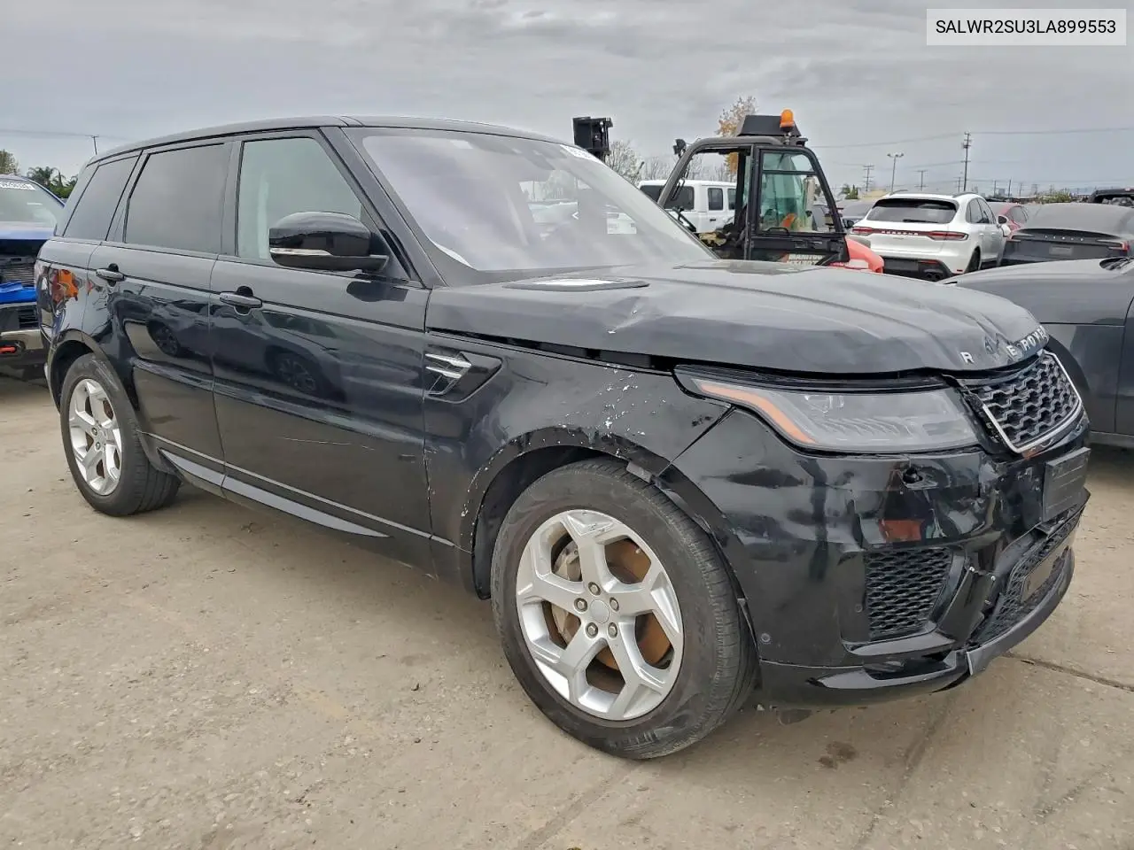 2020 Land Rover Range Rover Sport Hse VIN: SALWR2SU3LA899553 Lot: 99138415