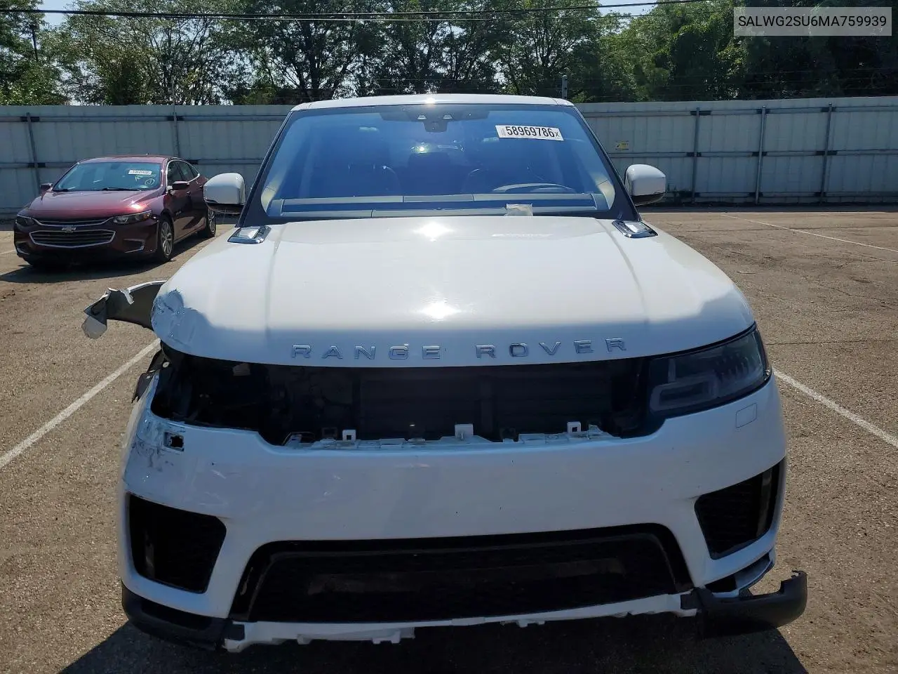 2021 Land Rover Range Rover Sport Se VIN: SALWG2SU6MA759939 Lot: 58969786