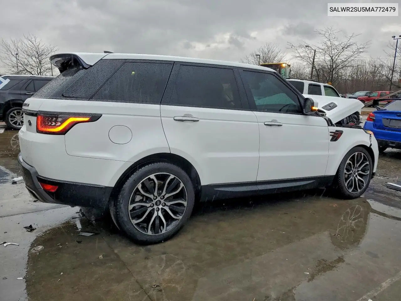 SALWR2SU5MA772479 2021 Land Rover Range Rover Sport Hse Silver Edition