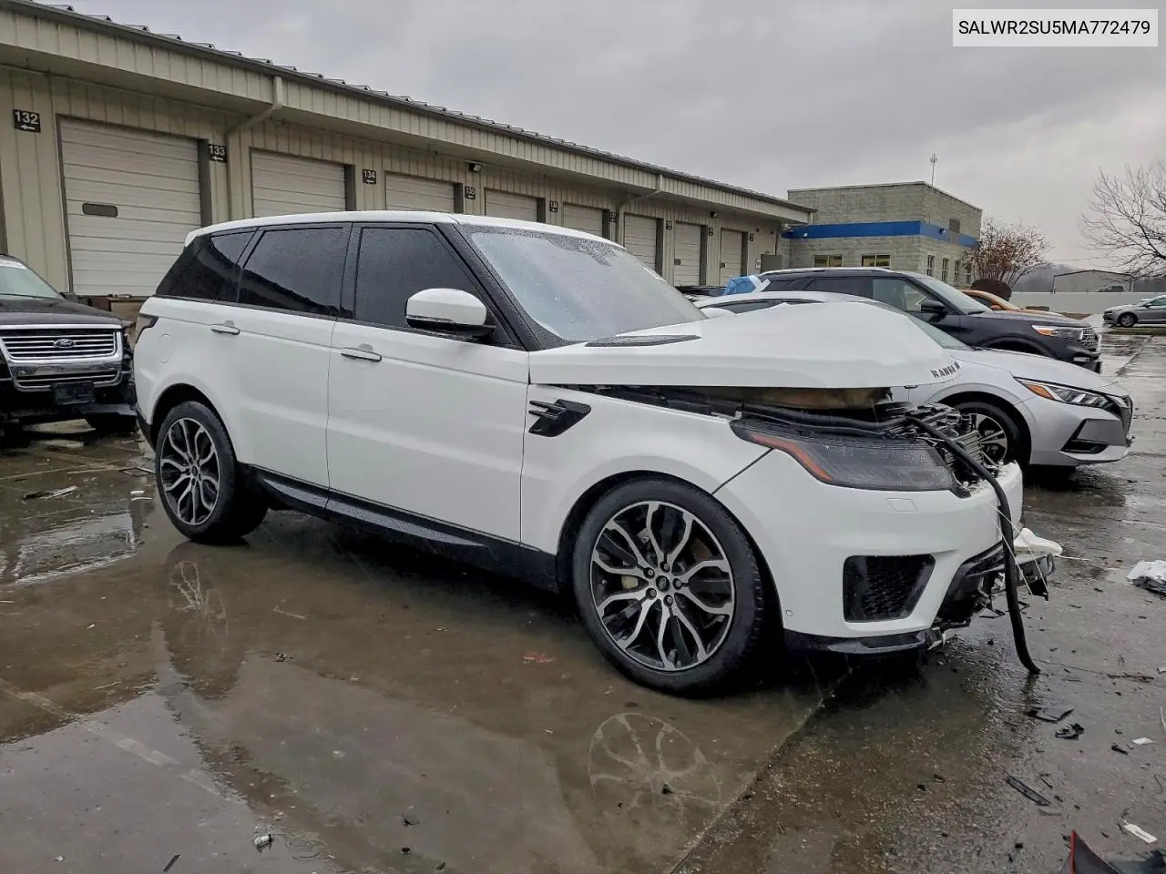 SALWR2SU5MA772479 2021 Land Rover Range Rover Sport Hse Silver Edition