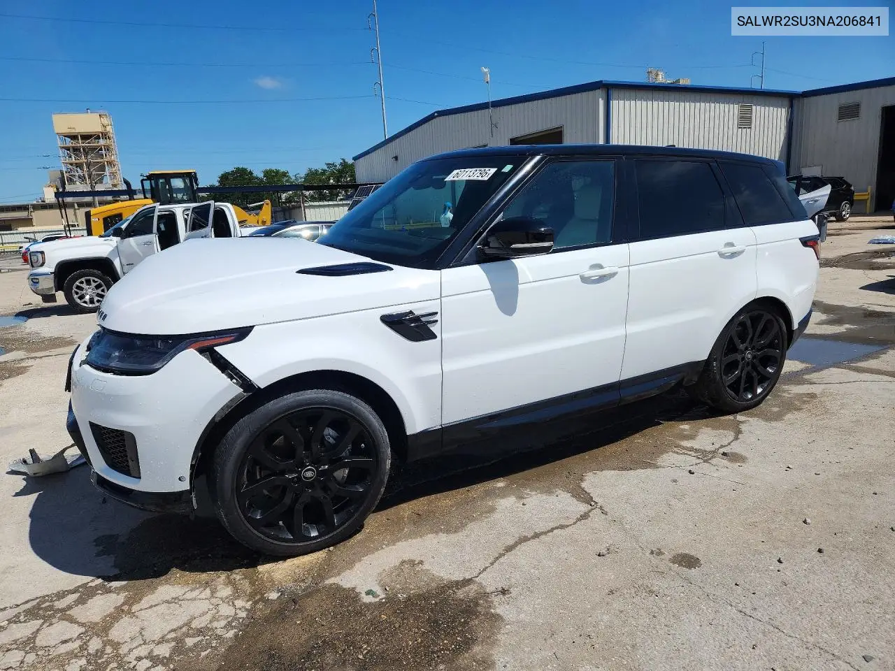 2022 Land Rover Range Rover Sport Hse Silver Edition VIN: SALWR2SU3NA206841 Lot: 60113796