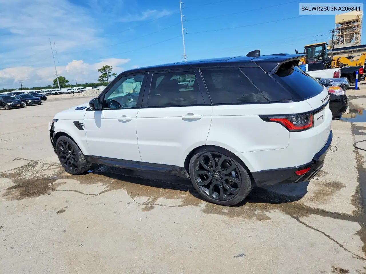2022 Land Rover Range Rover Sport Hse Silver Edition VIN: SALWR2SU3NA206841 Lot: 60113796