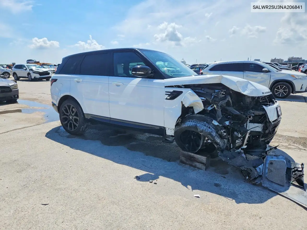 2022 Land Rover Range Rover Sport Hse Silver Edition VIN: SALWR2SU3NA206841 Lot: 60113796