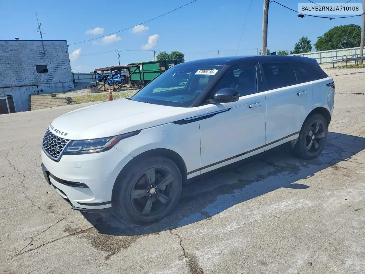 2018 Land Rover Range Rover Velar S VIN: SALYB2RN2JA710108 Lot: 59065186
