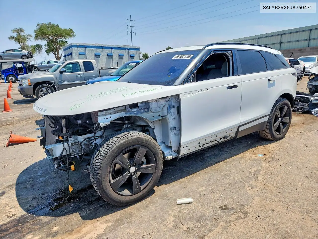 2018 Land Rover Range Rover Velar S VIN: SALYB2RX5JA760471 Lot: 59163956