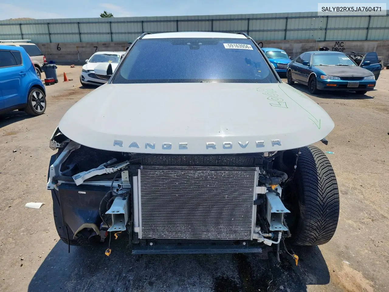 2018 Land Rover Range Rover Velar S VIN: SALYB2RX5JA760471 Lot: 59163956