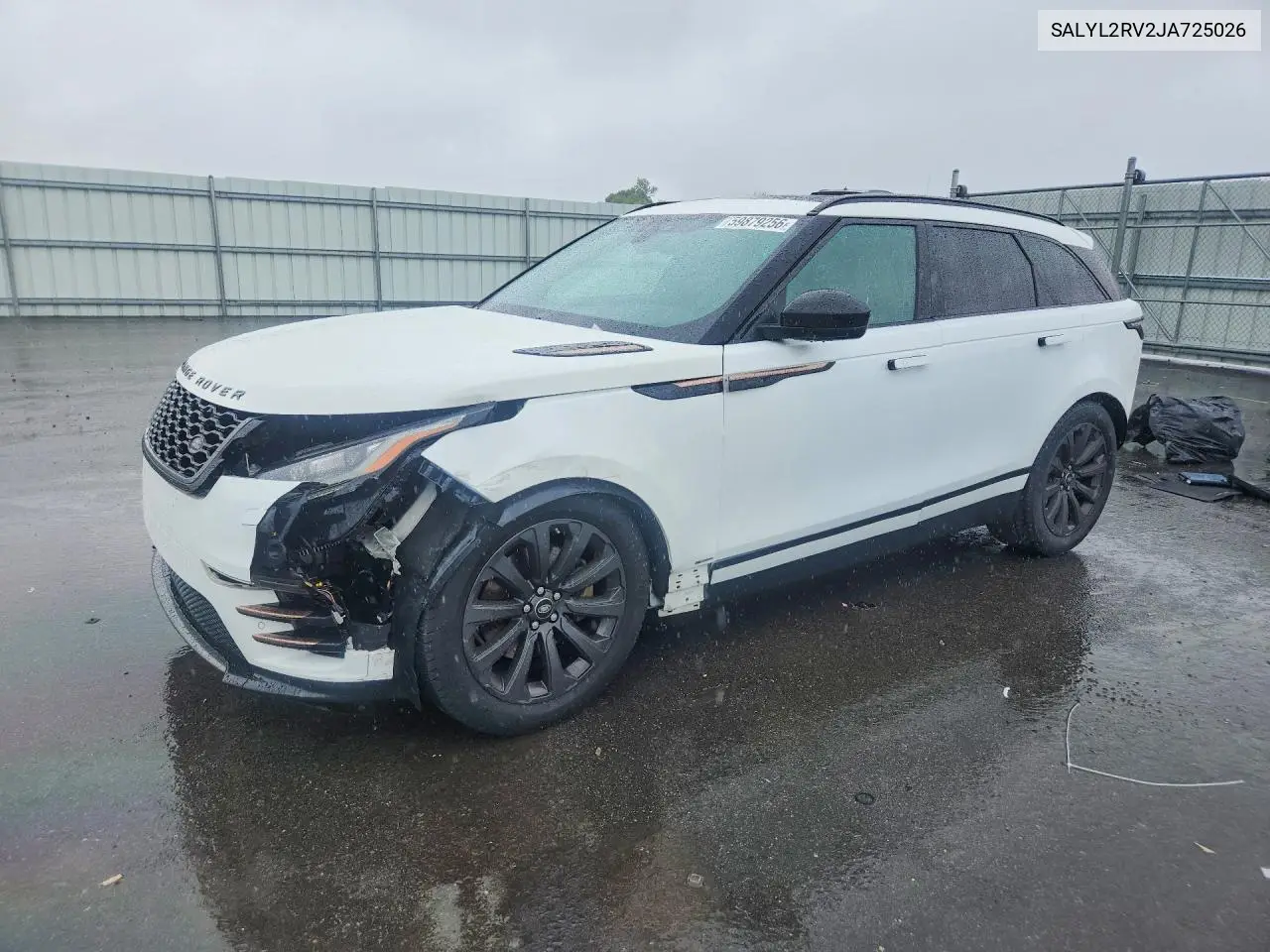 2018 Land Rover Range Rover Velar R-Dynamic Se VIN: SALYL2RV2JA725026 Lot: 59879256