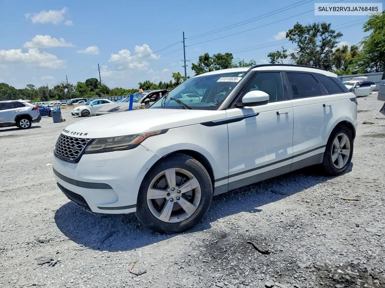 2018 Land Rover Range Rover Velar S VIN: SALYB2RV3JA768485 Lot: 61315526