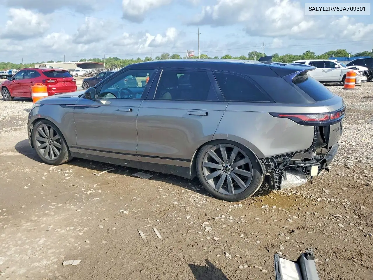 2018 Land Rover Range Rover Velar R-Dynamic Se VIN: SALYL2RV6JA709301 Lot: 61412336