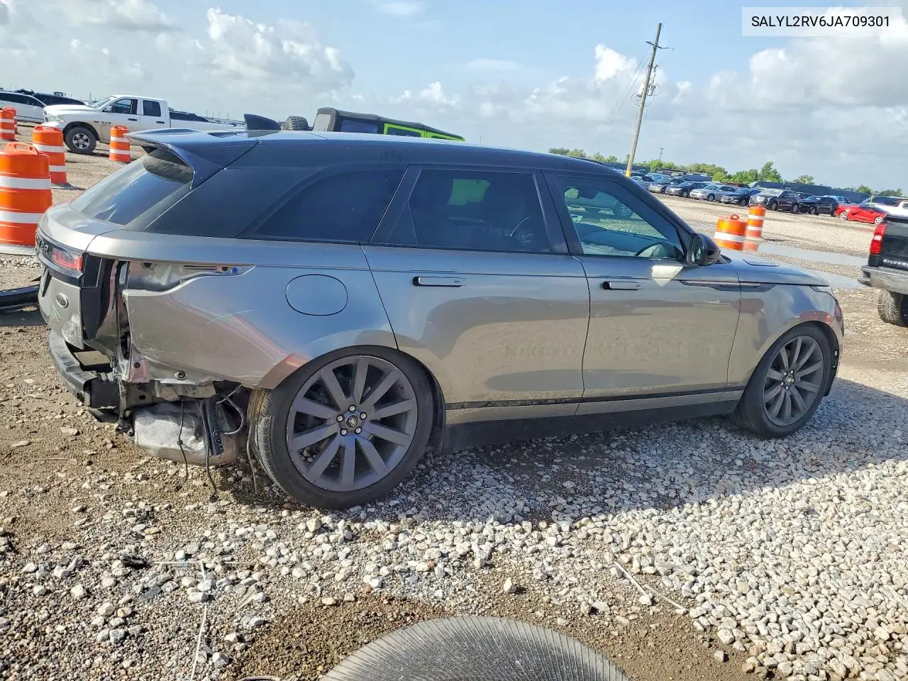 2018 Land Rover Range Rover Velar R-Dynamic Se VIN: SALYL2RV6JA709301 Lot: 61412336
