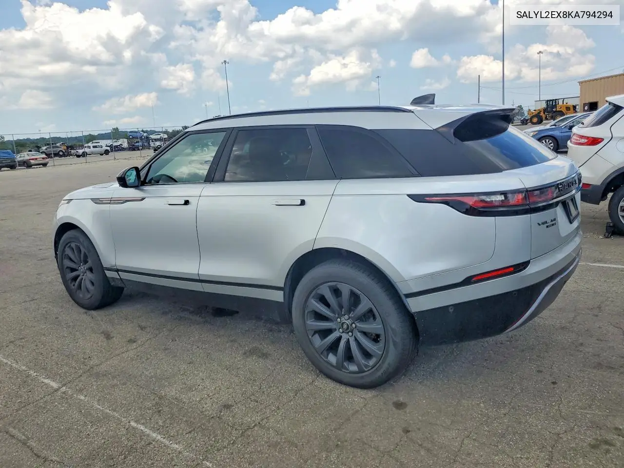 2019 Land Rover Range Rover Velar R-Dynamic Se VIN: SALYL2EX8KA794294 Lot: 60559406