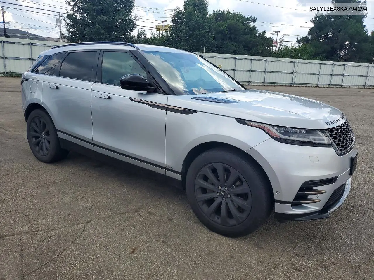 2019 Land Rover Range Rover Velar R-Dynamic Se VIN: SALYL2EX8KA794294 Lot: 60559406