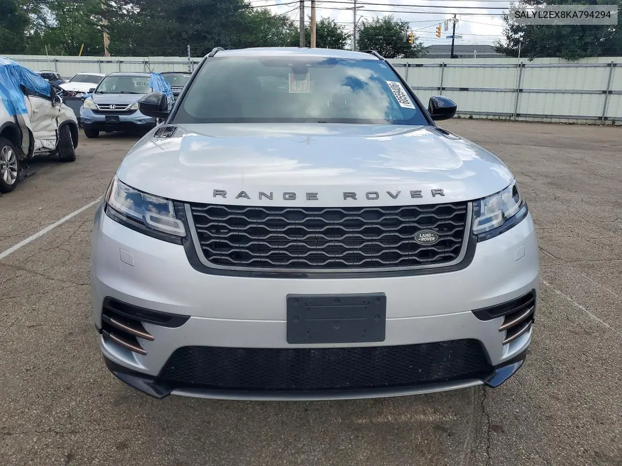 2019 Land Rover Range Rover Velar R-Dynamic Se VIN: SALYL2EX8KA794294 Lot: 60559406